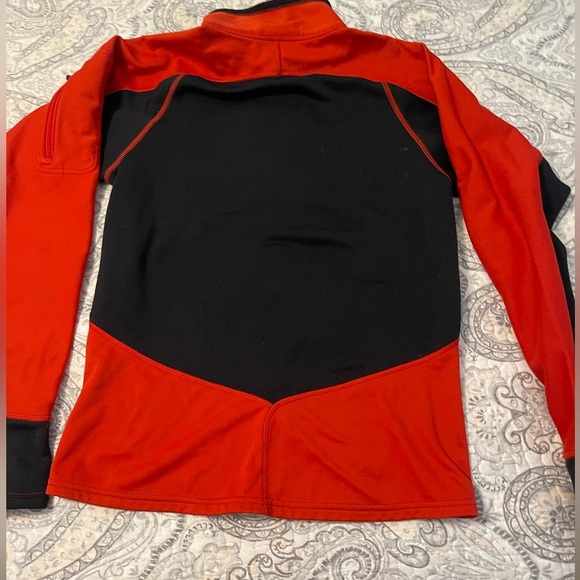 Vintage Patagonia Women's Jacket Size XS Orange With Black Full Zip - Picture 2 of 10